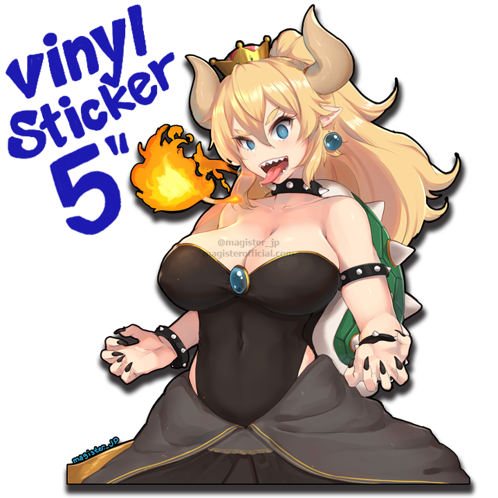 Bowsette Sticker