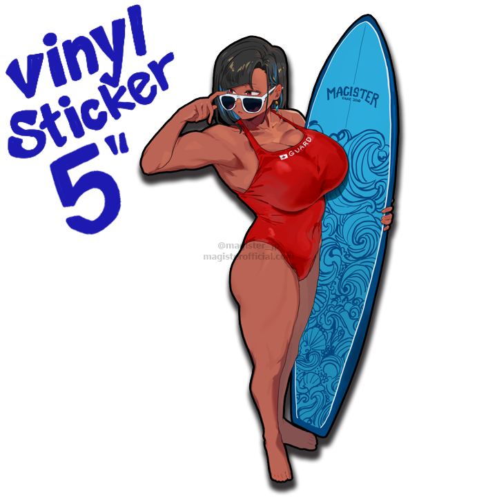 Minami Surfboard Sticker