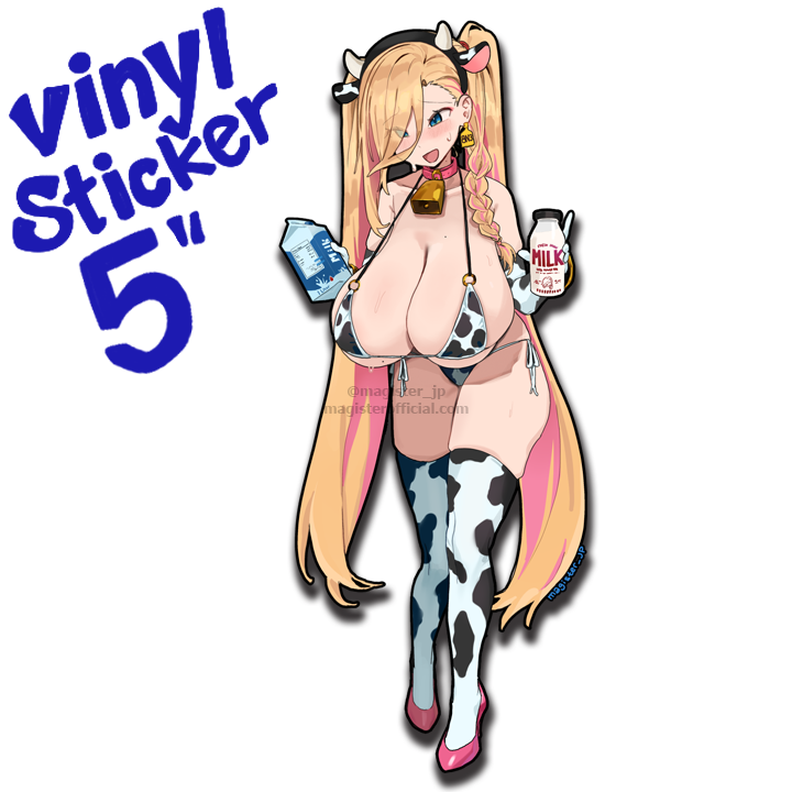 Panda Cow Sticker
