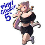 Panda Jogging Sticker