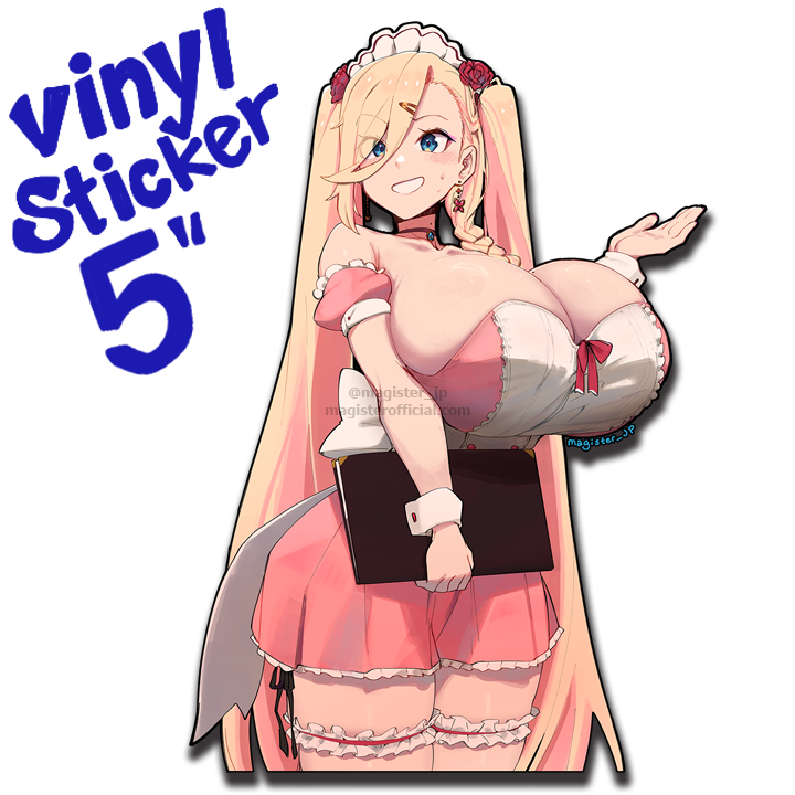 Panda Maid Sticker